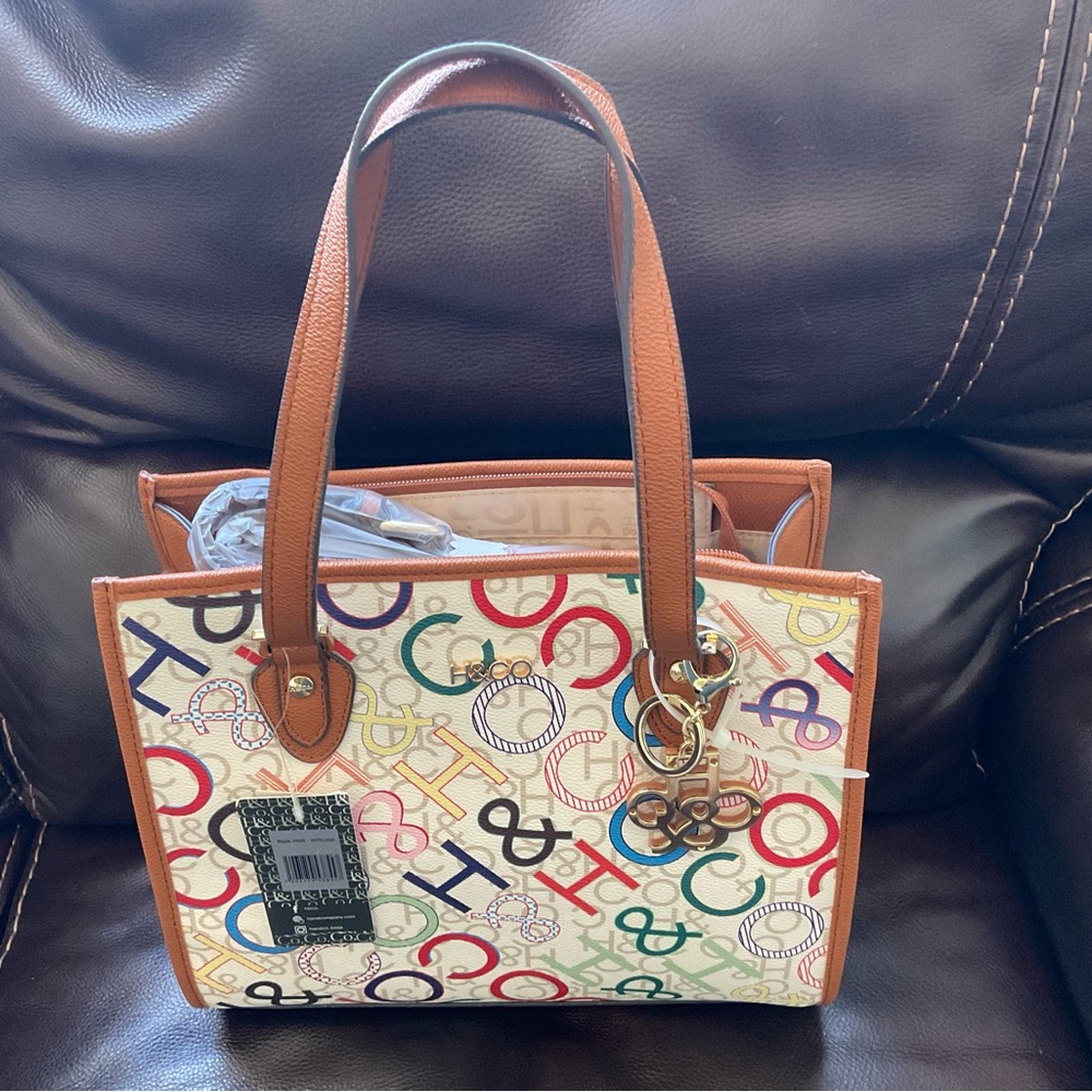 H&co white logo BAG WOMANS